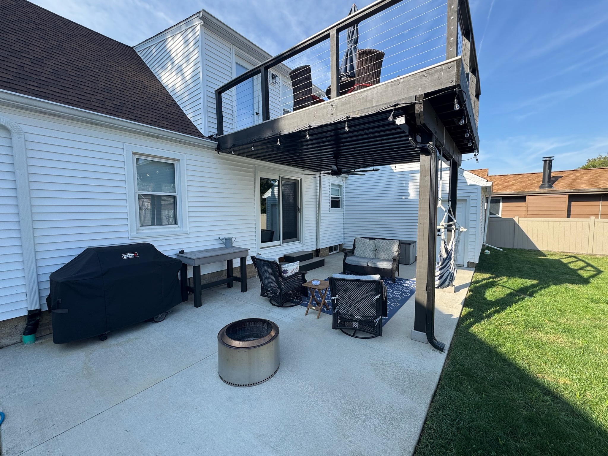 Back patio